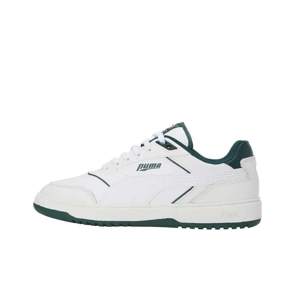 PUMA Doublecourt Low Топ Скейтборд Кроссовки Мужские Белые Зеленые