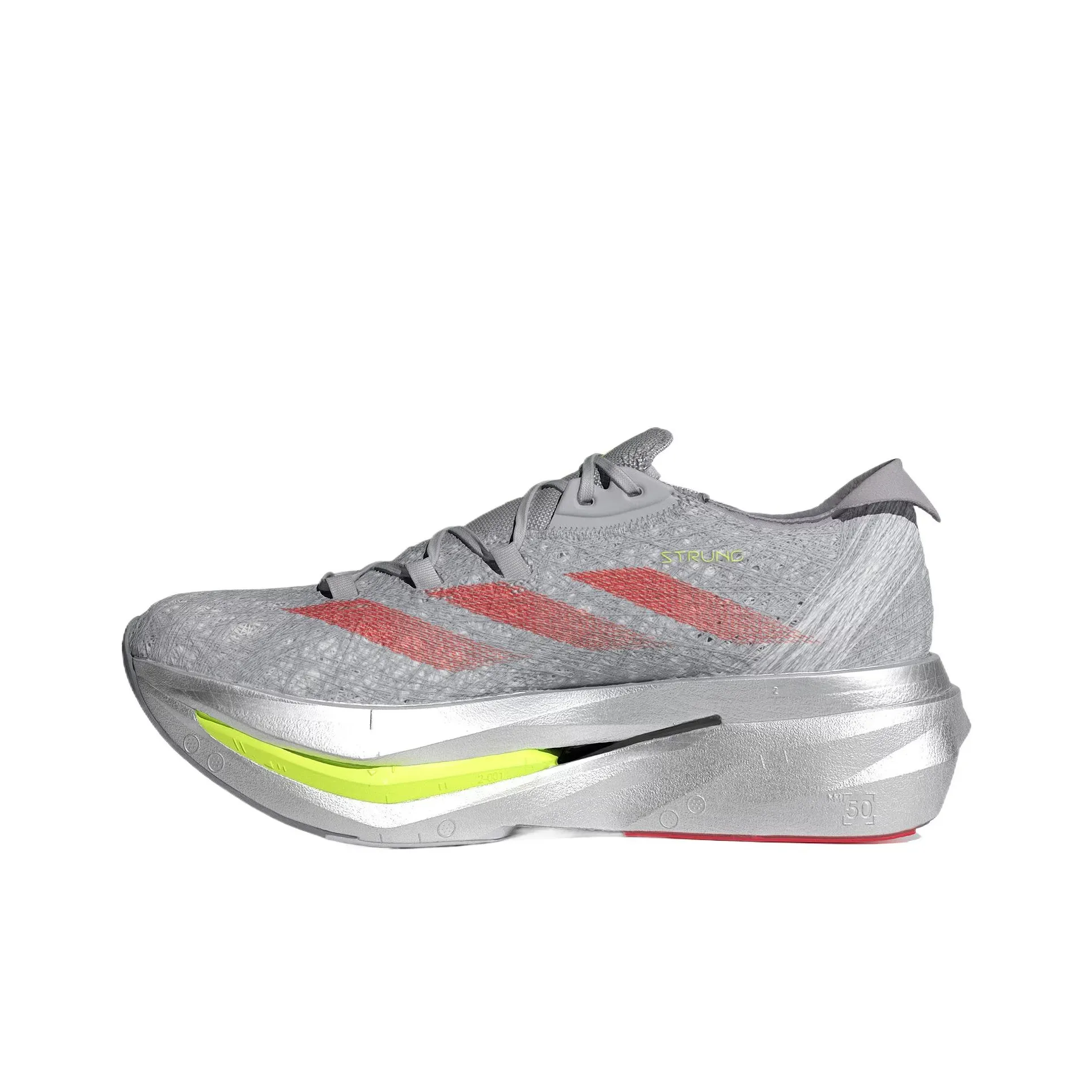 Adidas Adizero Prime X 2.0 Strung Grey Two Lucid Red Glory Grey