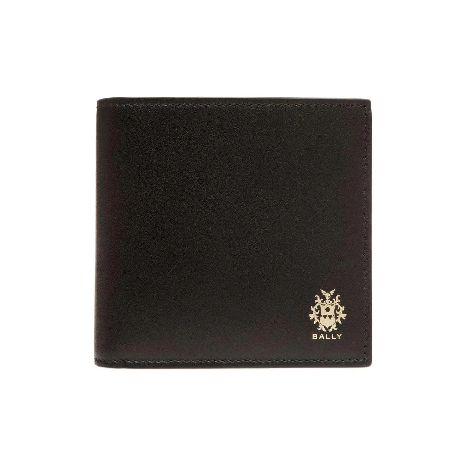 BALLY Beckett Гладкая коровья кожа разделенная кожа кошелек мужской черный