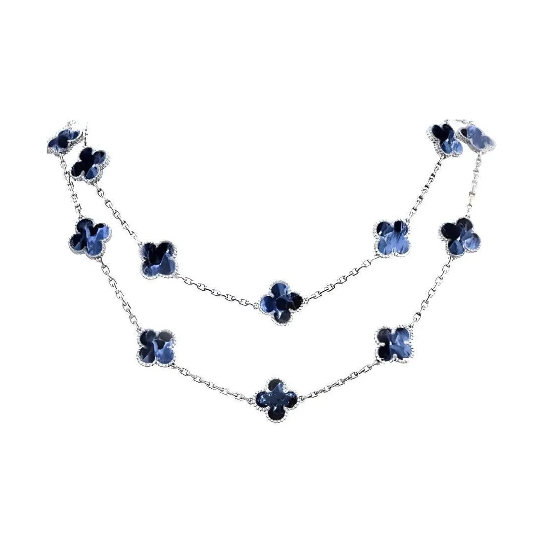 Van Cleef & Arpels Peter Stone Necklaces Women's Blue