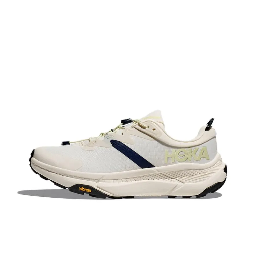 HOKA ONE ONE Transport Cushioned Slip Resistant Abrasion Resistant Low Top Running Shoes Men's White