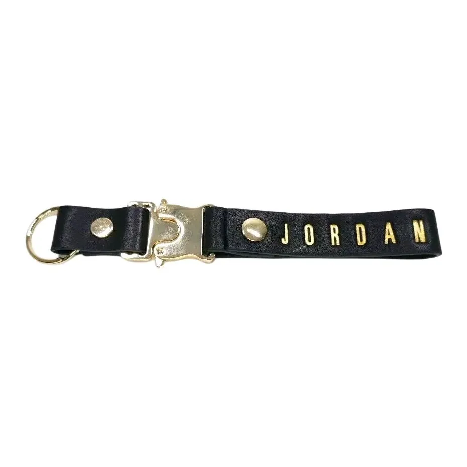 Jordan Luxe Leather Lanyard Keyring