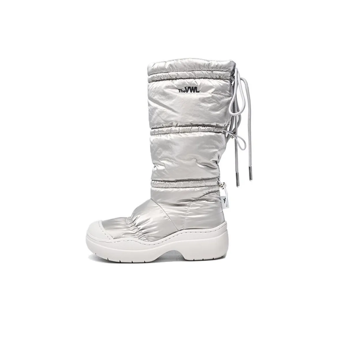 VWL Колено Высокие сапоги Женские Серебряные