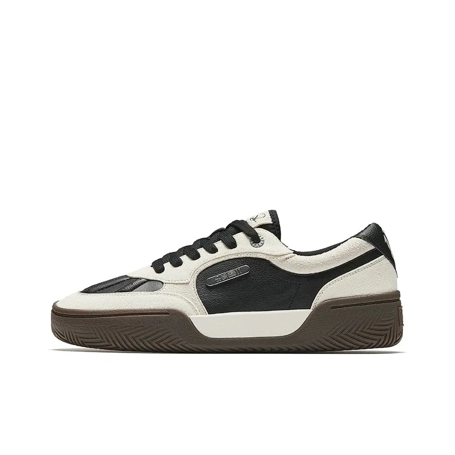 Anta Owen Hélà TRIBE Slip Resistant, Abrasion Resistant, Lightweight Low Top Casual Shoes Men's Beige Black