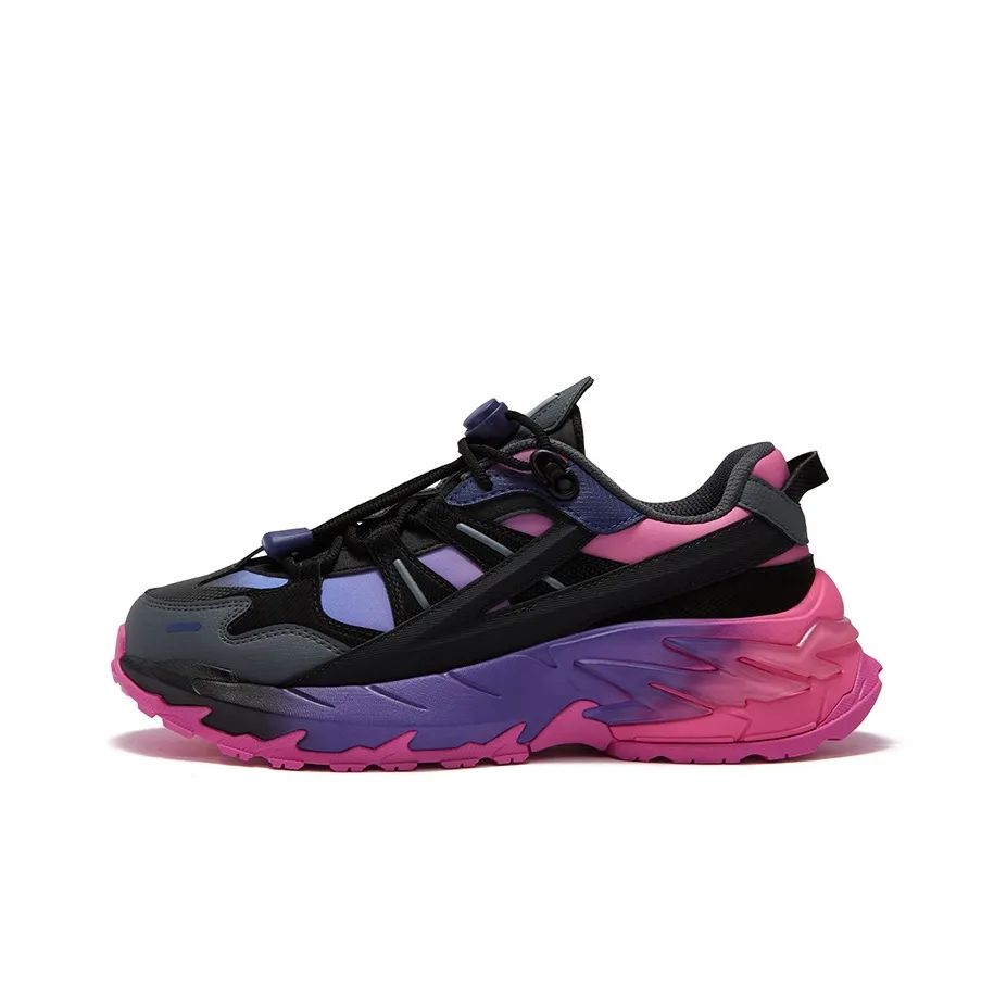 FILA FUSION COMET Синцзи Обувь Низкий Топ Повседневный Женский Фиолетовый