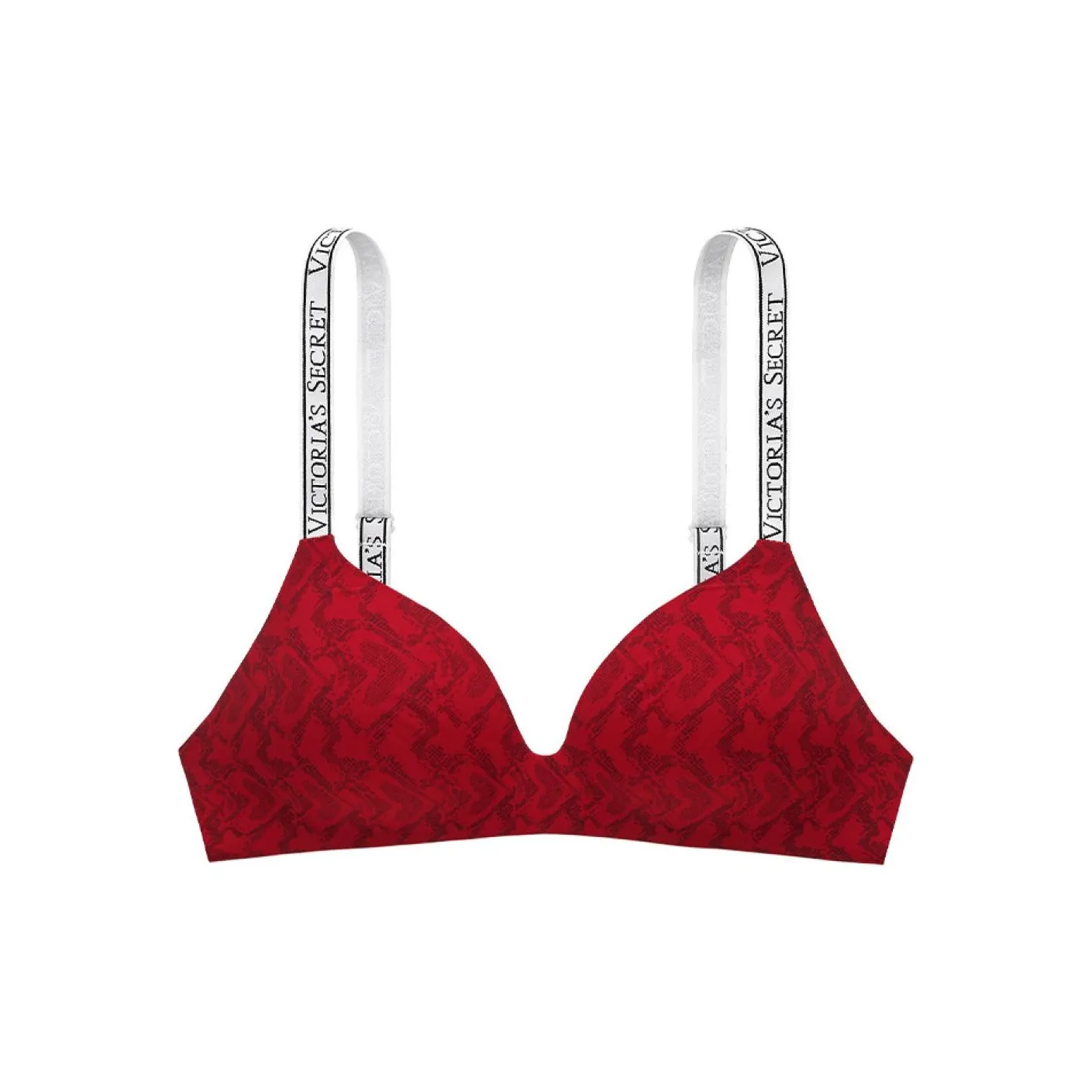 Victoria's Secret Bra Women's Red Snakeskin Print