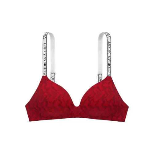 Victoria's Secret Красный Змеиный принт Женские Бюстгальтеры