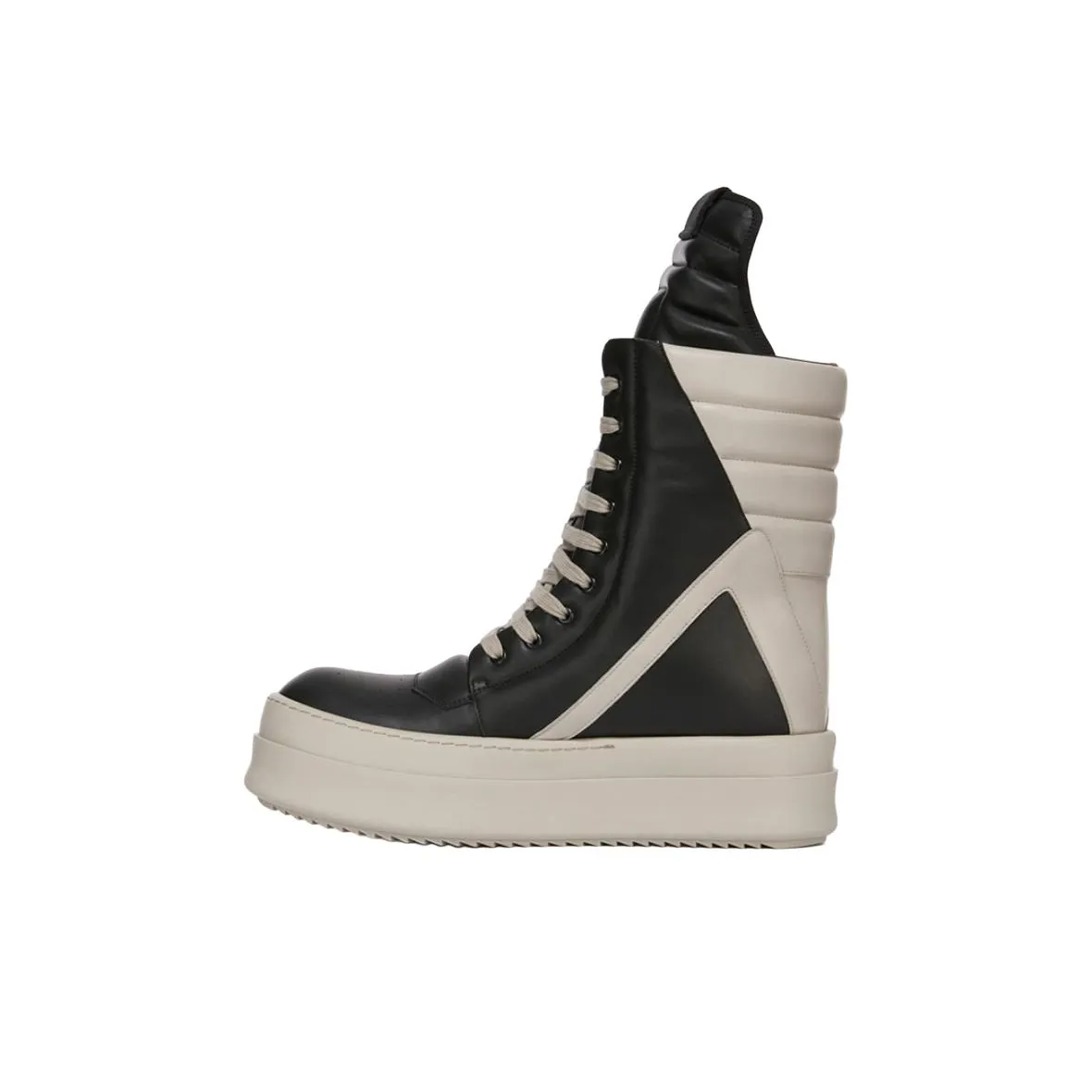 RICK OWENS Mega Geobaskets Lace-Up Sneakers