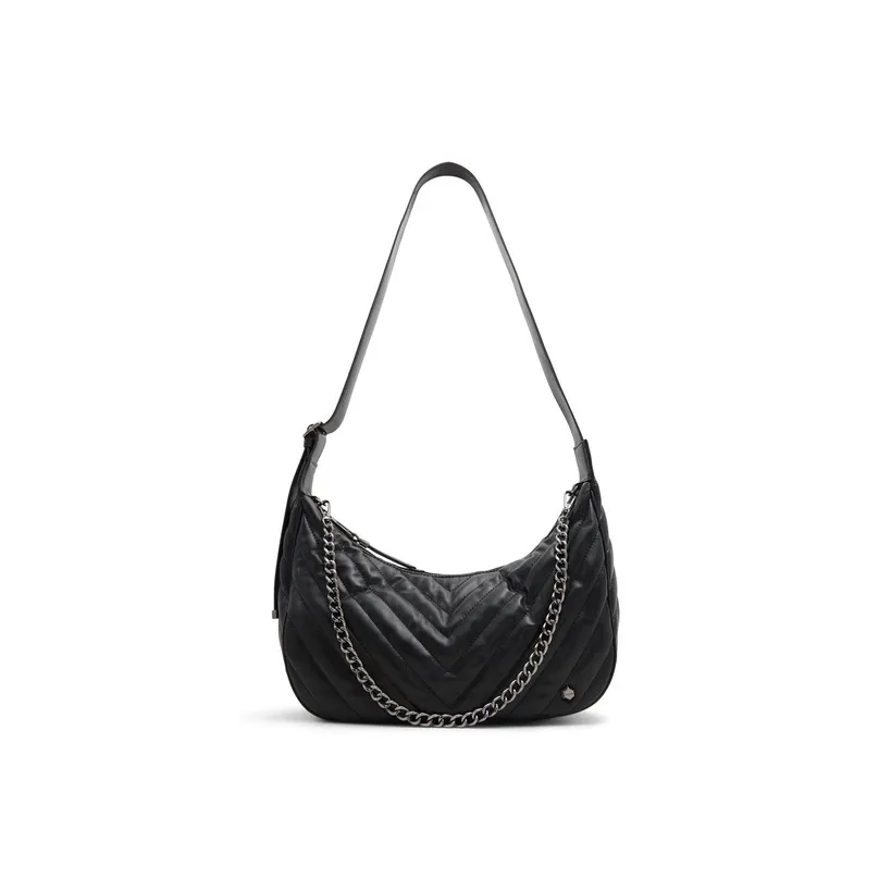 ALDO Сумка из искусственной кожи в форме полумесяца плечевая сумка среднего размера женская черная