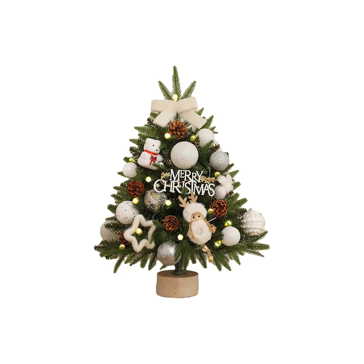 Happy Fish Рождественская елка Мини Искусственная рождественская елка Игрушки