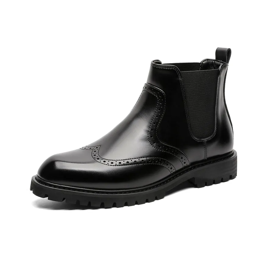 WEISHIBANGWEI Короткий Челси Мужской Черный