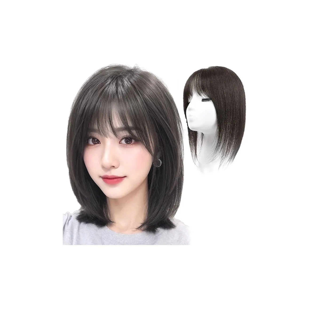 YUNQING Два иглы французский кисточка парики