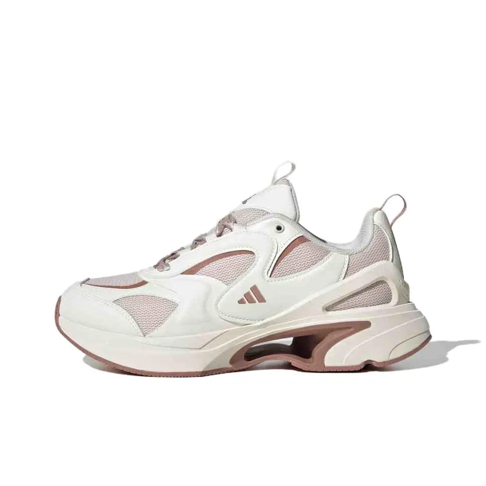 Adidas Износостойкие Легкие Низкие Беговые кроссовки Женские Розовые