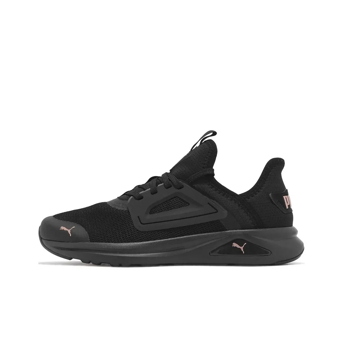 PUMA Anti Slip Wear Resistant Low Top Casual Running Shoes Unisex Black