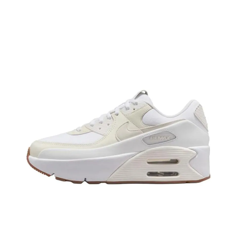 Nike Air Max 90 LV8 White Soft Pearl Platinum Tint Sail Women's