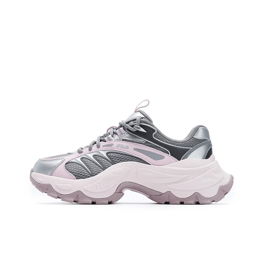 FILA SOFIA 4 Slip Устойчивый Низкий Топ Кэжуал Женский Серый Розовый