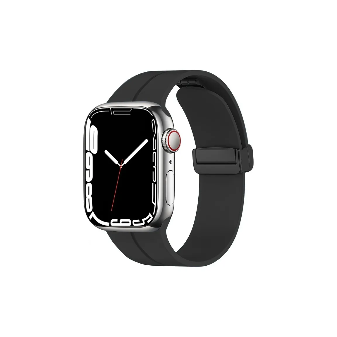 CHRROTA Watch Band Apple Compatibility Silicone Material