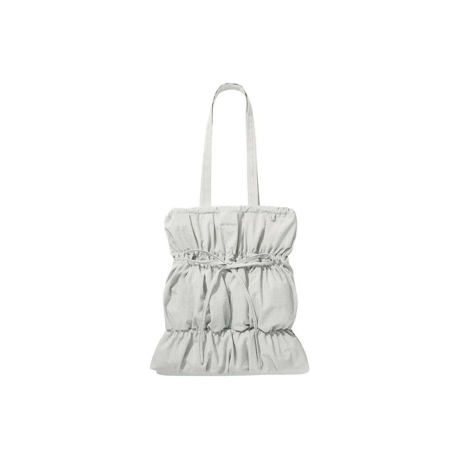 COVERNAT Cotton Tote Bag, Shopping Bag, Handbag, Shoulder Bag Women's Light Gray