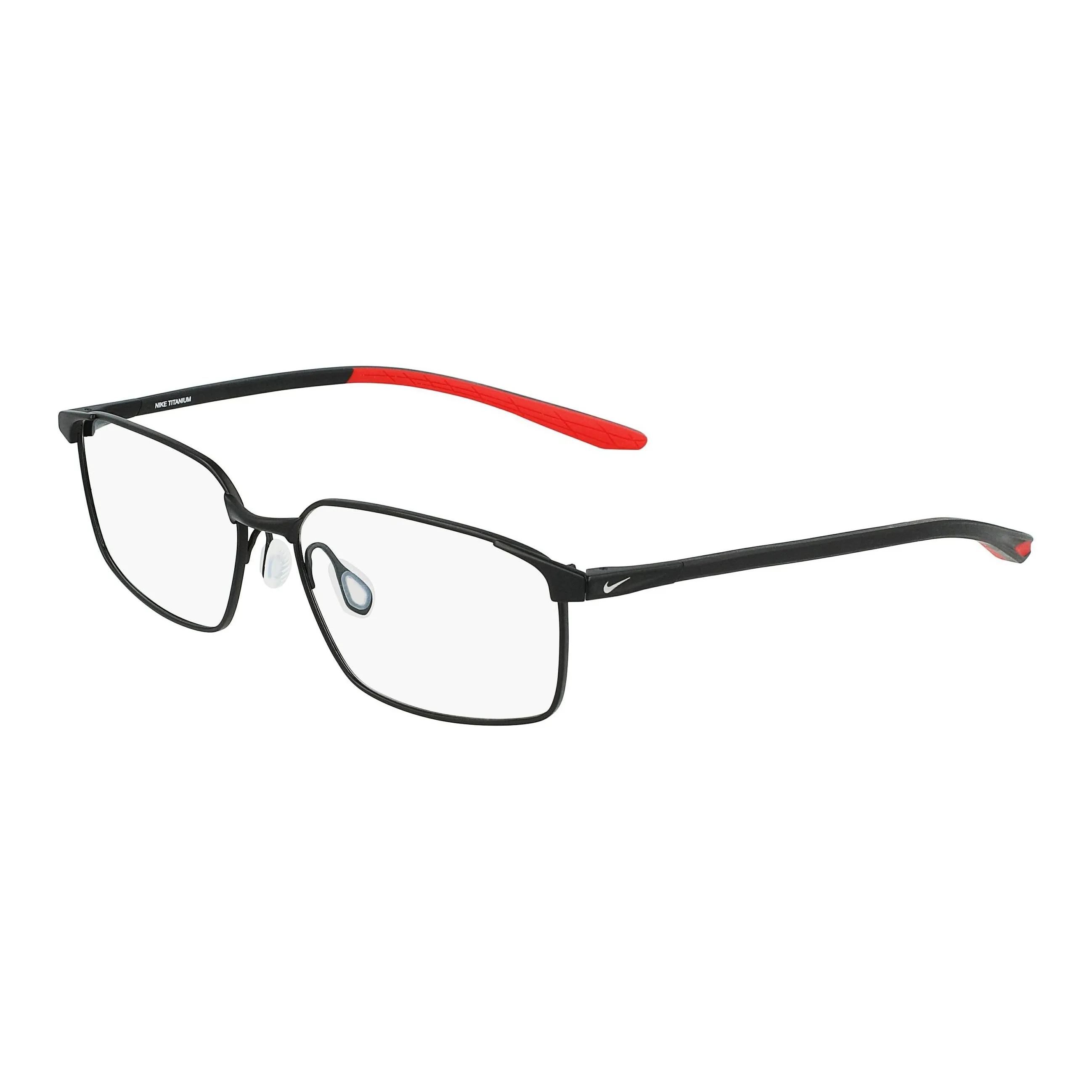 nike Титановый сплав Квадратные Оправы для очков Унисекс Черный
