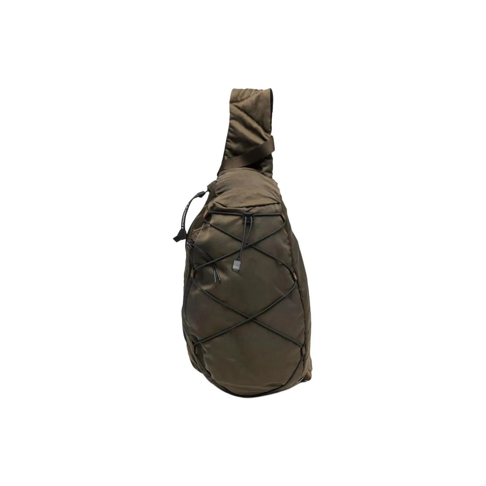 C.P.Company Полиамид Crossbody Сумка Сумка через плечо Бананка Стандартная Мужская Черная и Оливково-Зеленая