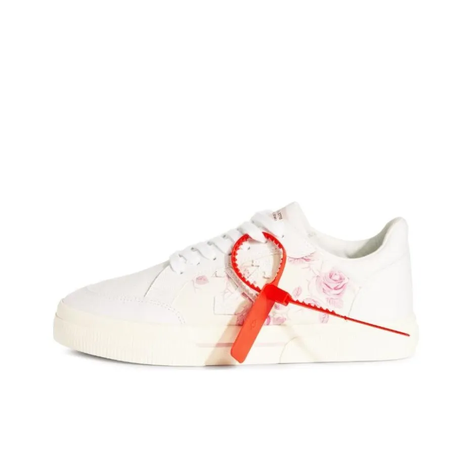 OFF WHITE New Vulcanized Animation Lace Up Sneakers Women
s