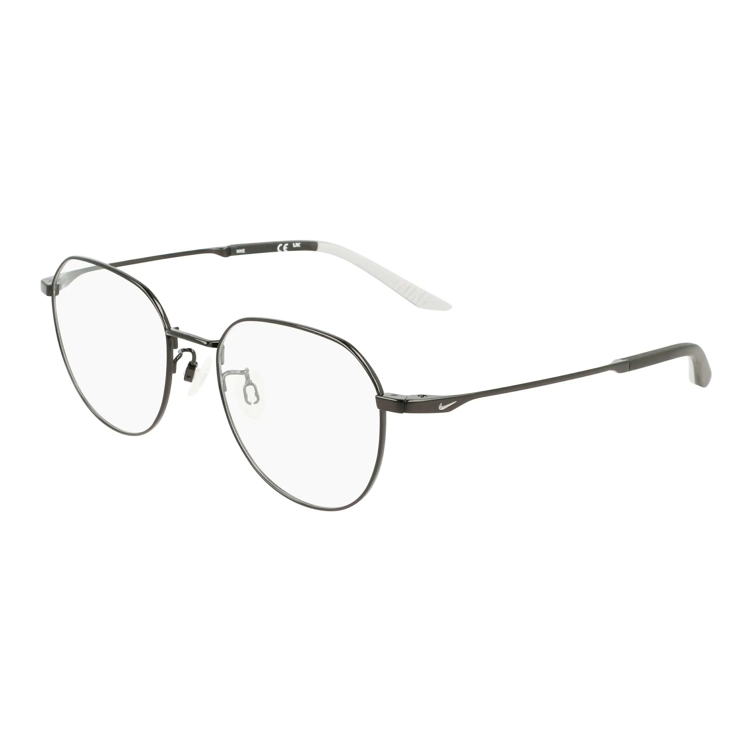 nike Титановый сплав Круглые Оправы для очков Мужские Черные