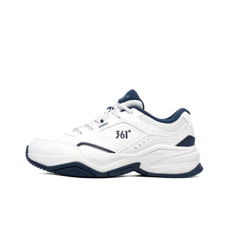 361° Non-slip Support Low-Top Chunky Sneakers Women's White Blue