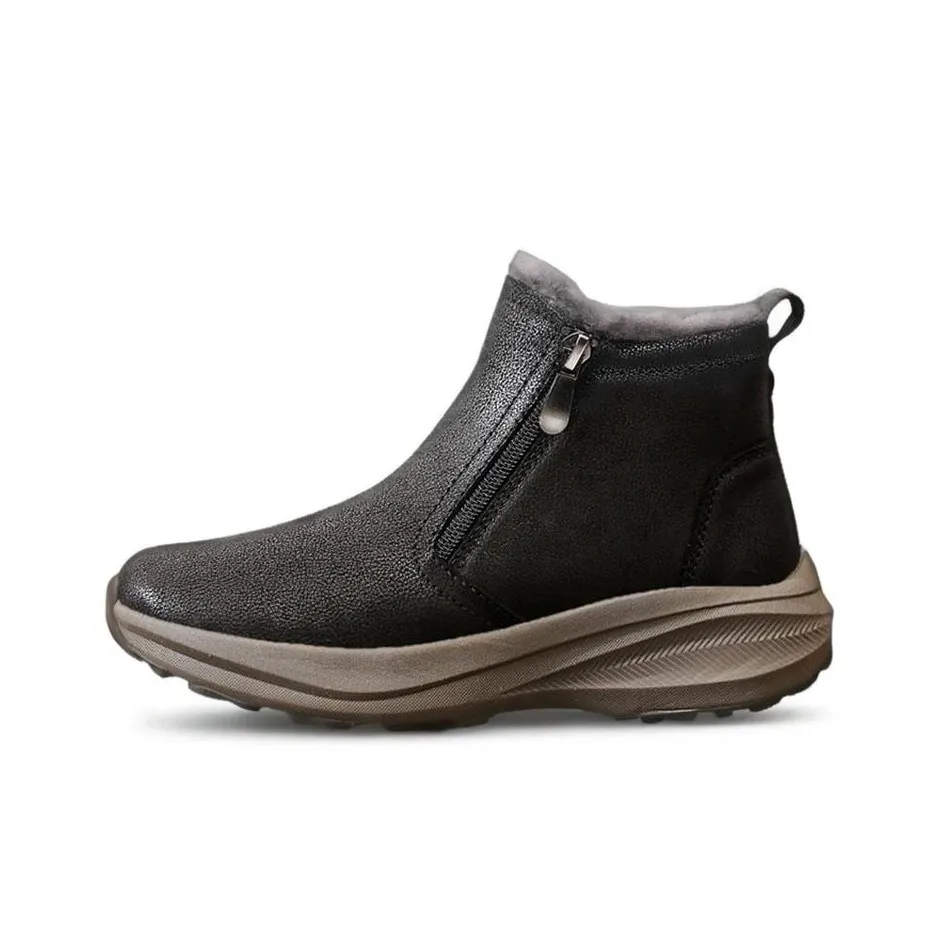 Devanro Термический Высота Увеличивающий Устойчивый к Износу Низ Резиновые Короткие Снежные Ботинки Женские