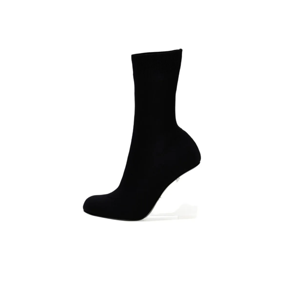 Alexander McQueen Heeled Slip On Stretch Boots Women's
