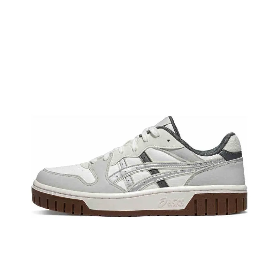 Asics Court Mz 2.0 Low Top Skateboard Shoes Unisex Gray White