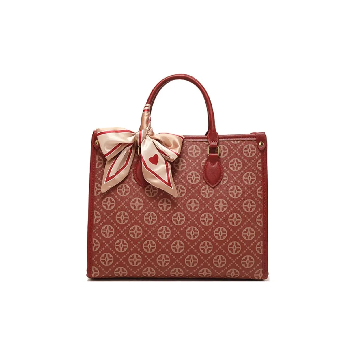 PAYOT Microfiber Synthetic Leather Wedding Handbag Shoulder Bag Large Size Women's Burgundy