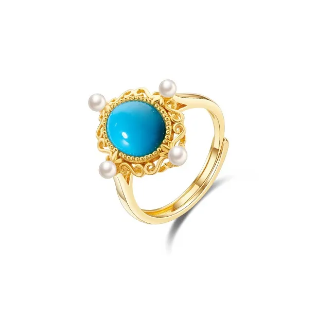 IL&CO. Turquoises Rings Women's