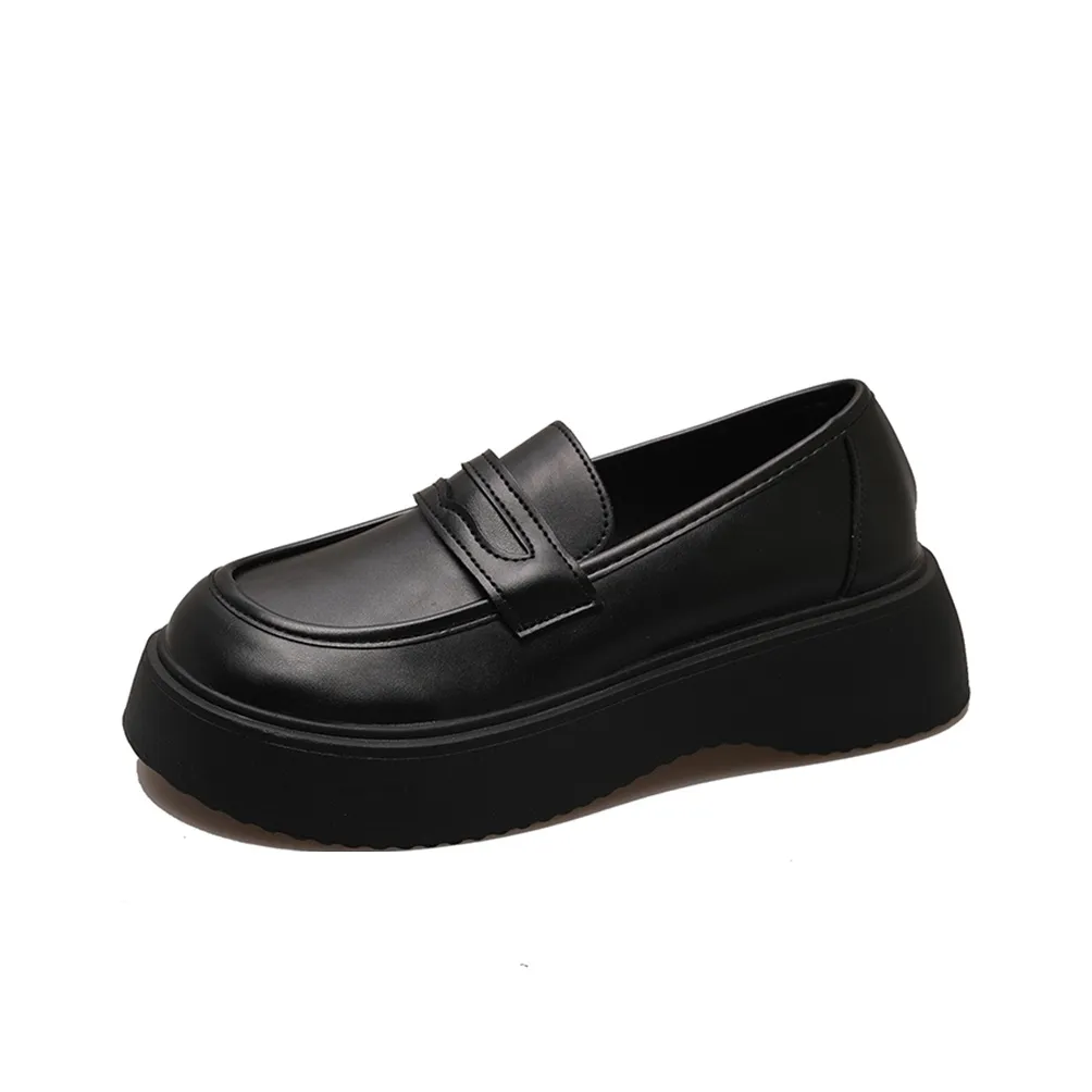 EEueeczs Loafers Women's Black/Brown