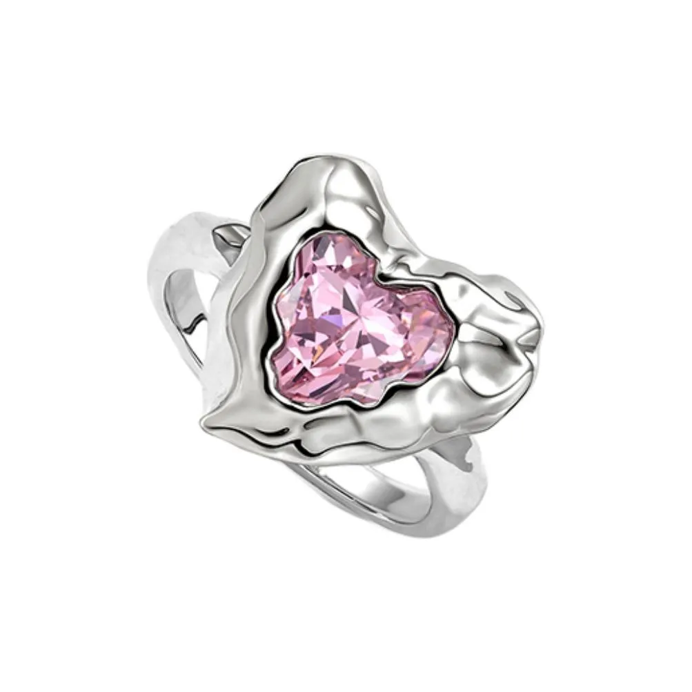 BOONEE ALUS Кольца из меди с покрытием из белого золота женские