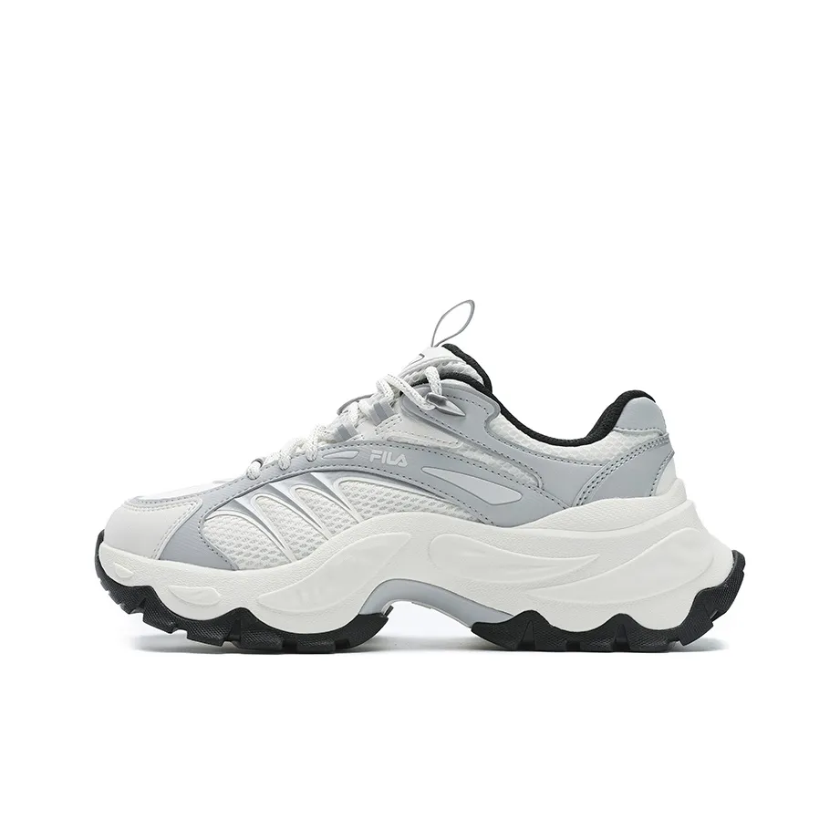 FILA SOFIA 4 Slip Resistant Low Top Casual Shoes Women's White Gray