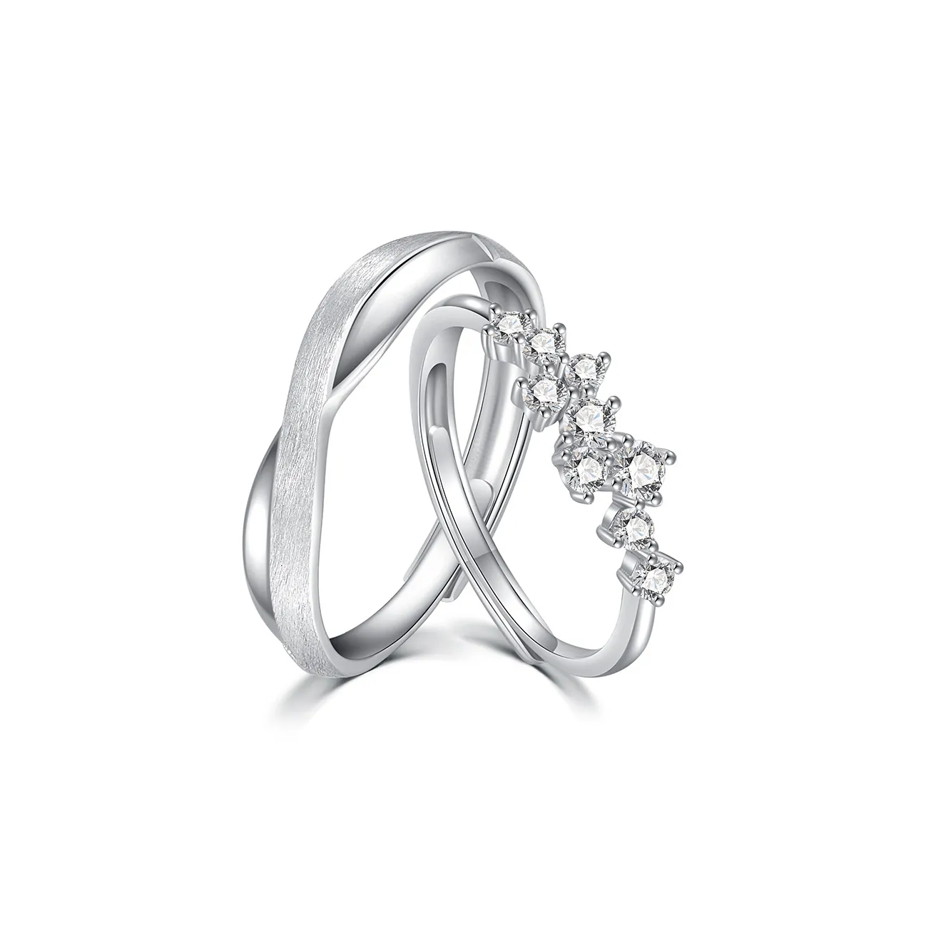 Zeroline S925 Silver Rings Unisex