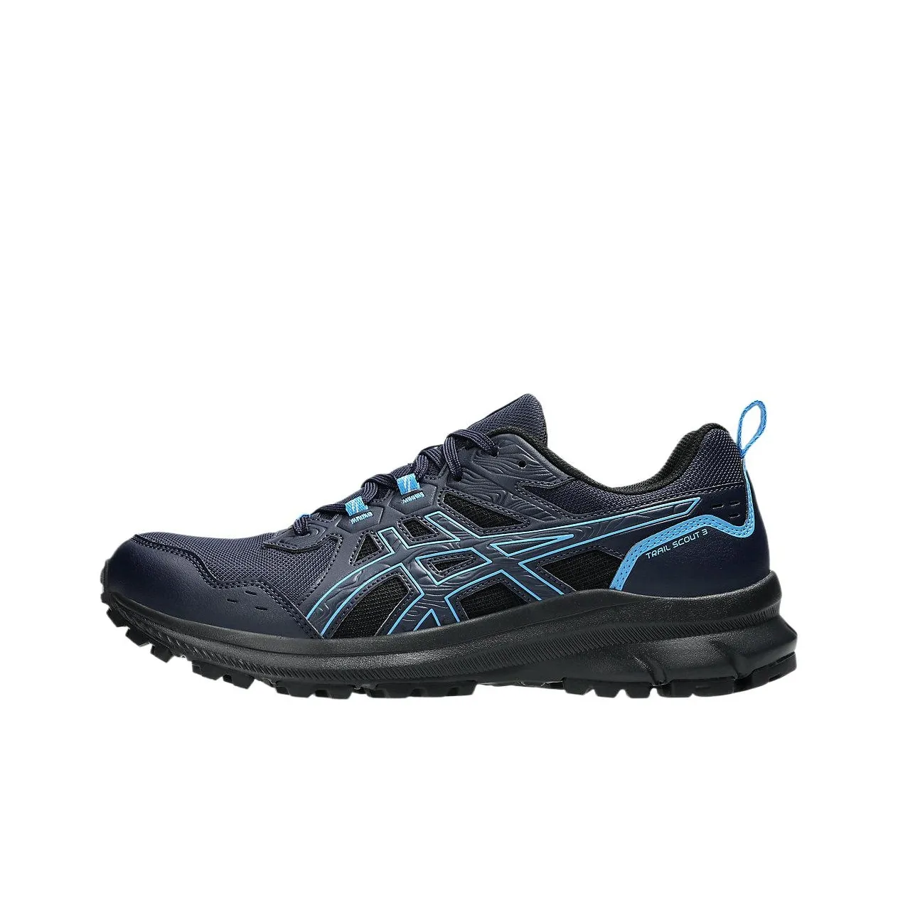 Asics Trail Scout 3 Low Топ Беговые кроссовки Мужской Черный Синий