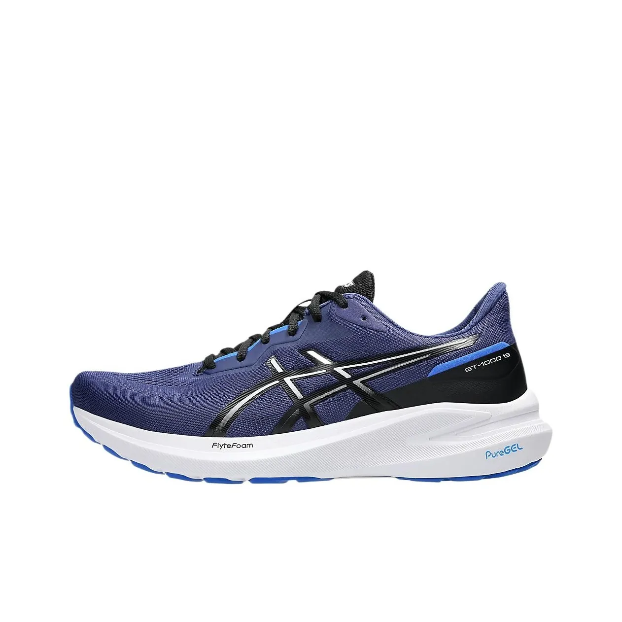 Asics GT 1000 13 Wear Resistant Low Top Casual Shoes Men's Blue White