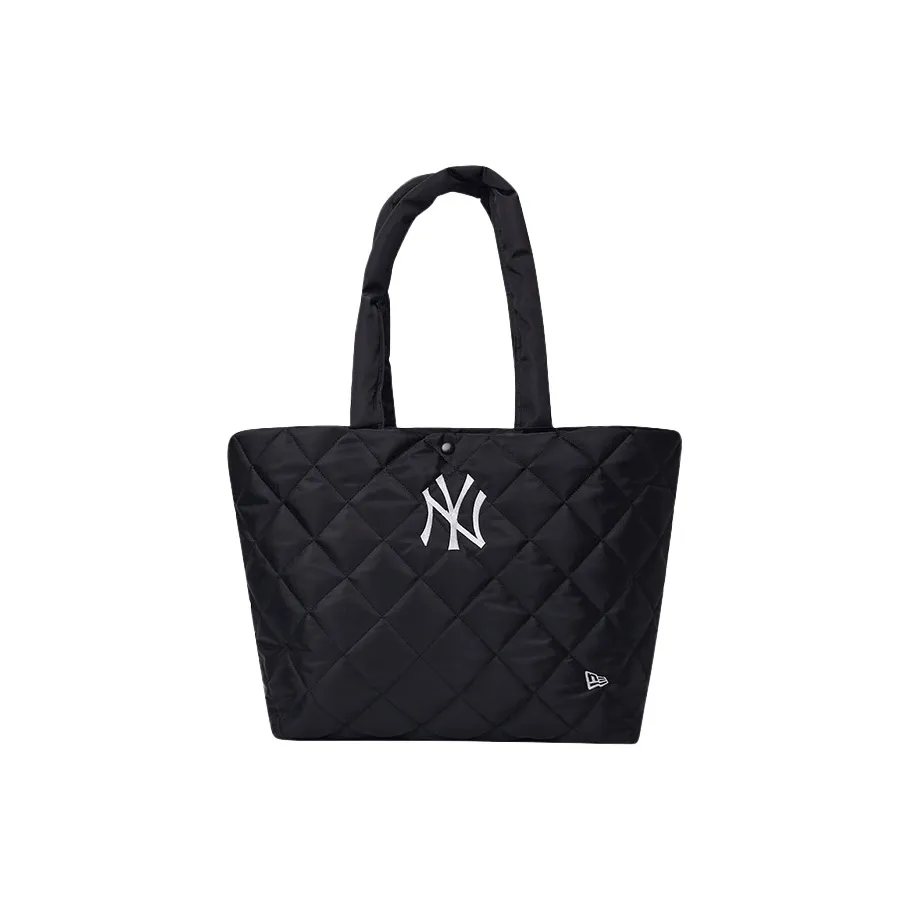 New Era MLB Коллаборация New York Yankees Ткань Сумка-тоут Сумка через плечо Большая Унисекс Черная