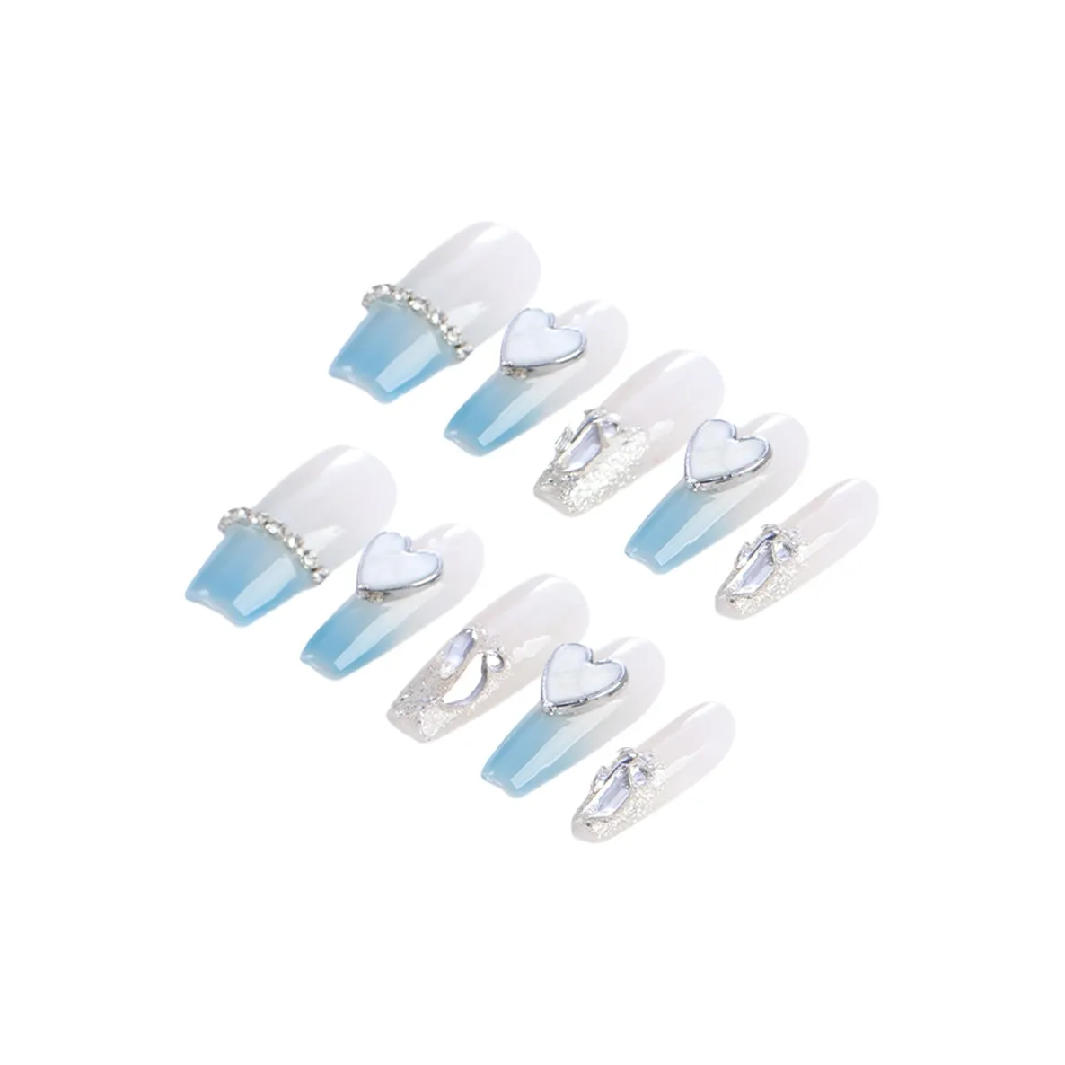 Песня Биография Градиент Синий Французский Мягкое Сердце Осветляющий 25 мм Средний ЛАДДЕР