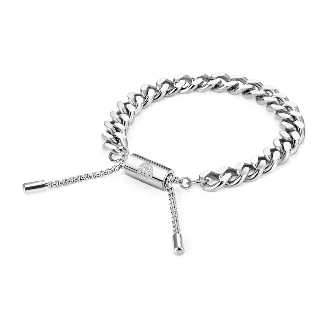 Rastaclat Титановый Стальной Маленький Лев Китайский стиль Браслет Унисекс