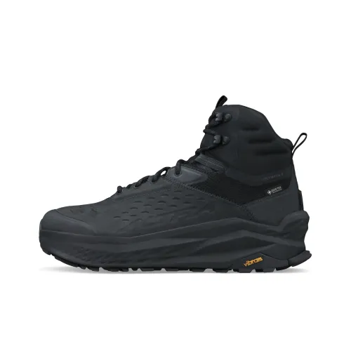 Altra OLYMPUS 6 Трекинговые ботинки MID Топ Черный Мужские