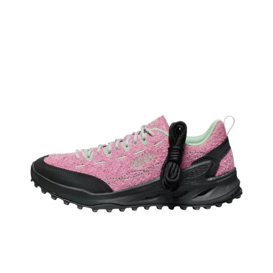 KEEN Jasper Anti Slip Wear Resistant Low Top Trekking Shoes Women's Pink Black