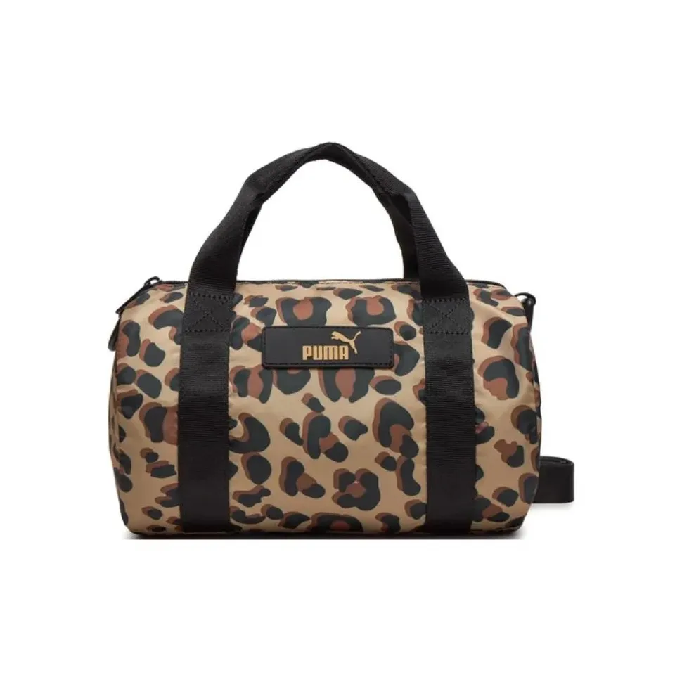 PUMA Ткань Сумка через плечо Стандартная Женская Коричневая и Черная