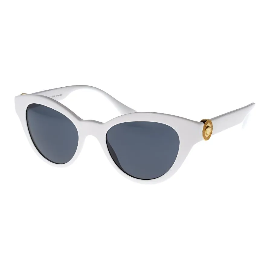 VERSACE Acetate Cat Eye Sunglasses Women's White