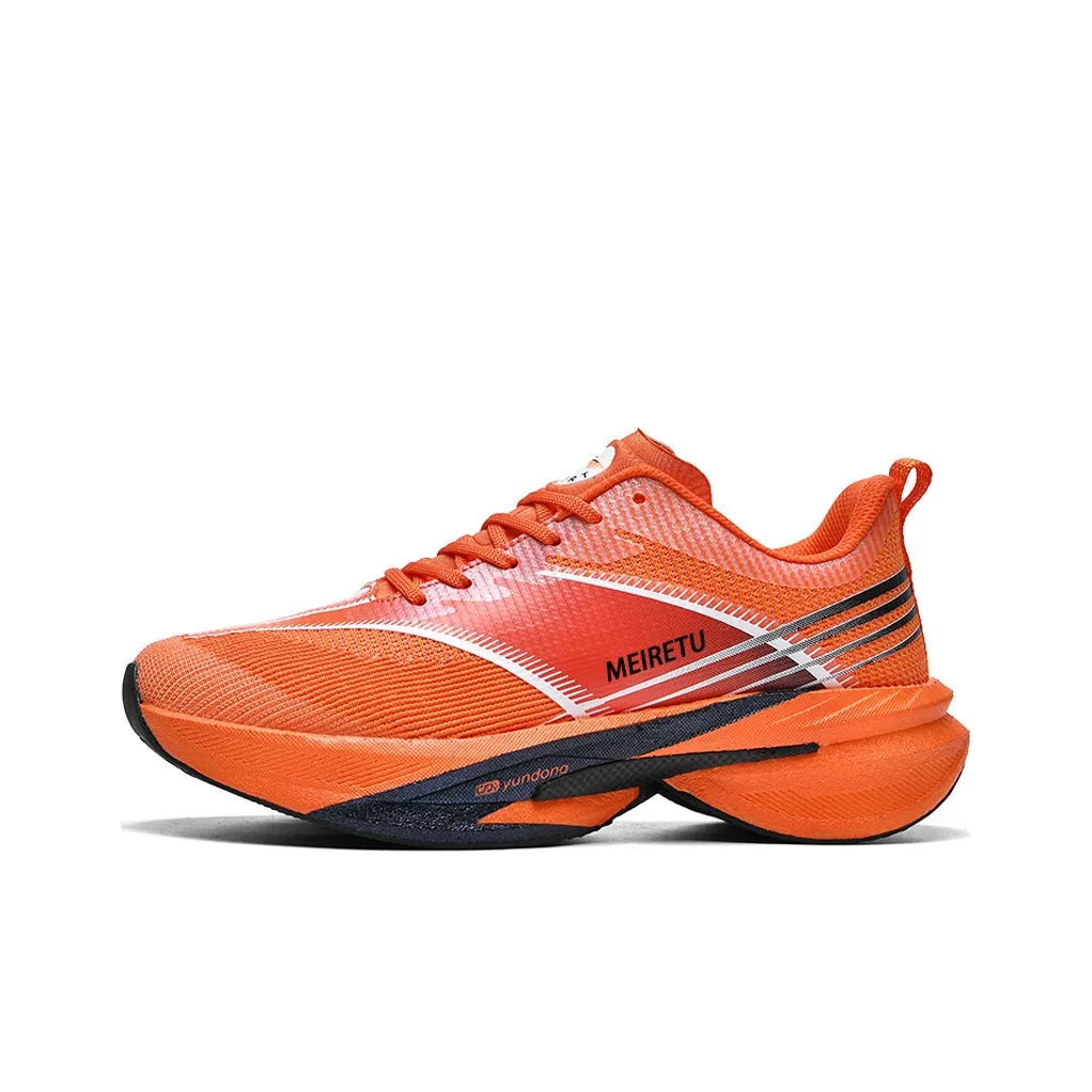 Meiretu Амортизация Устойчивость к истиранию И устойчивые свойства Низкий топ Casual Унисекс Оранжевый