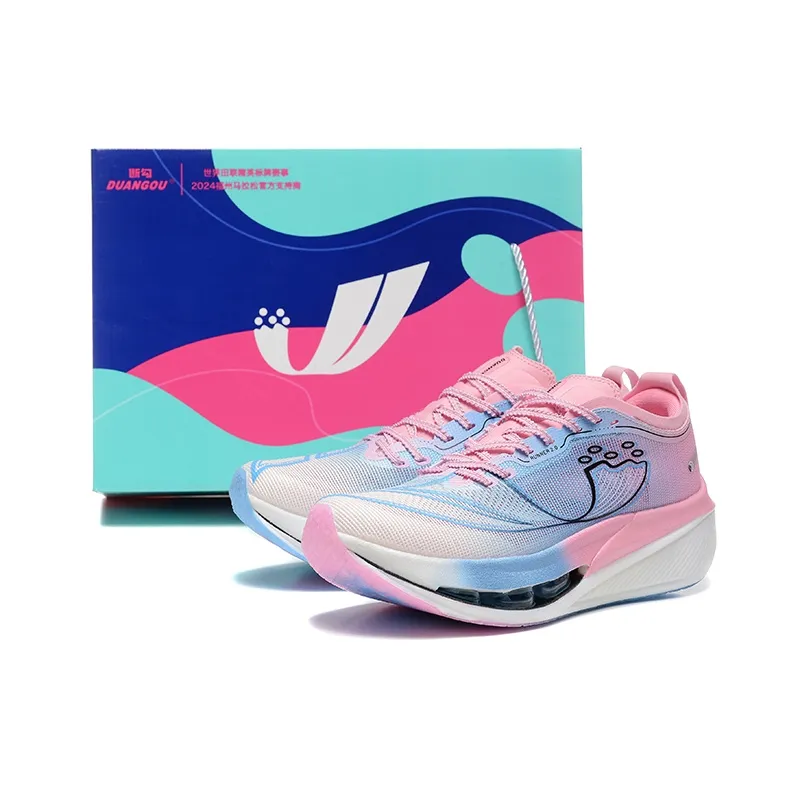 DUANGOU Амортизация Противоскользящие Устойчивые к истиранию Дышащие Низкие Кеды для бега Унисекс