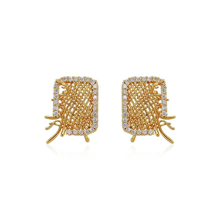 BOONEE ALUS Серьги с синтетическим кубическим цирконием Женские