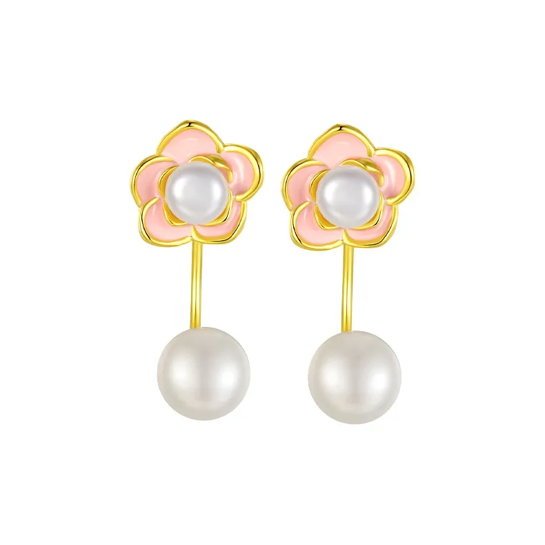 CHOW TAI SENG Pearl Earrings Women's