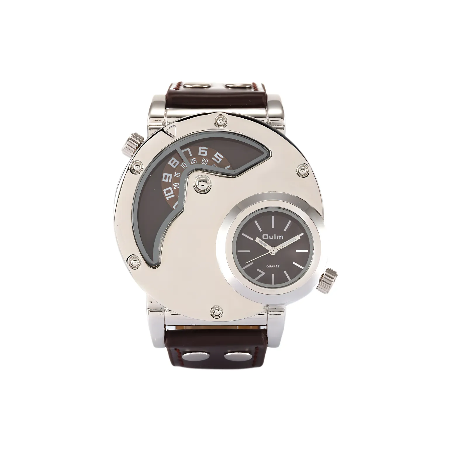 Oulm Кварцевый механизм Часы Мужские Синий циферблат